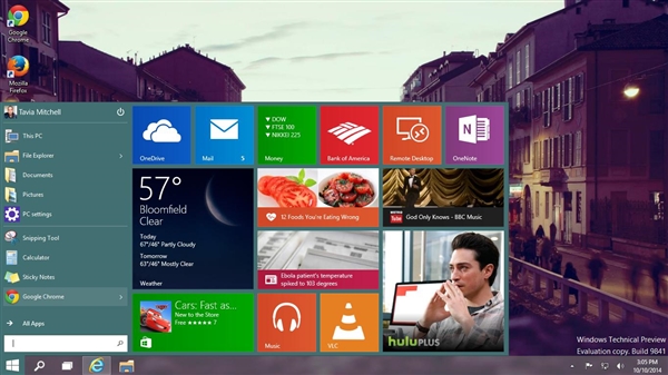 看看别人的Windows 10桌面