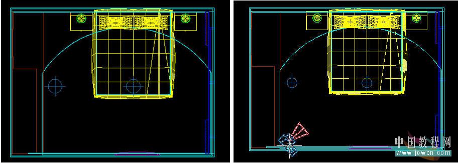 AutoCAD渲染教程：室内装饰效果图渲染图解_中国教程网