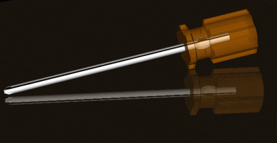 AutoCAD渲染教程：通过螺丝刀实例详解渲染经验_中国教程网