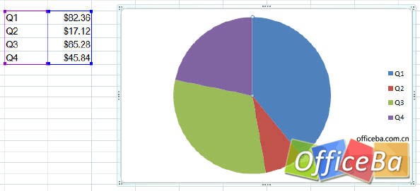 用图案填充Excel 2007图表