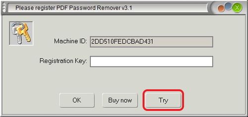 怎样用PDF Password Remover软件破解PDF文件