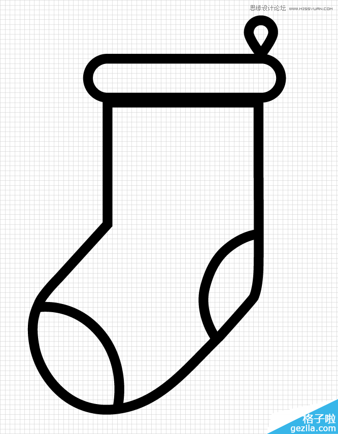 Illustrator绘制可爱的圣诞节小图标,PS教程,思缘教程网