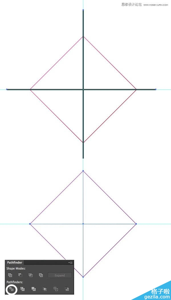 Illustrator绘制扁平化风格的宝石图标,PS教程,思缘教程网