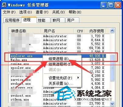  WindowsXP开机后桌面图标均未显示的解决方法