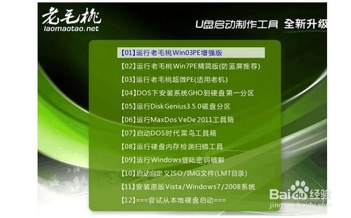 用u盘重装系统,老毛桃(图文教程)