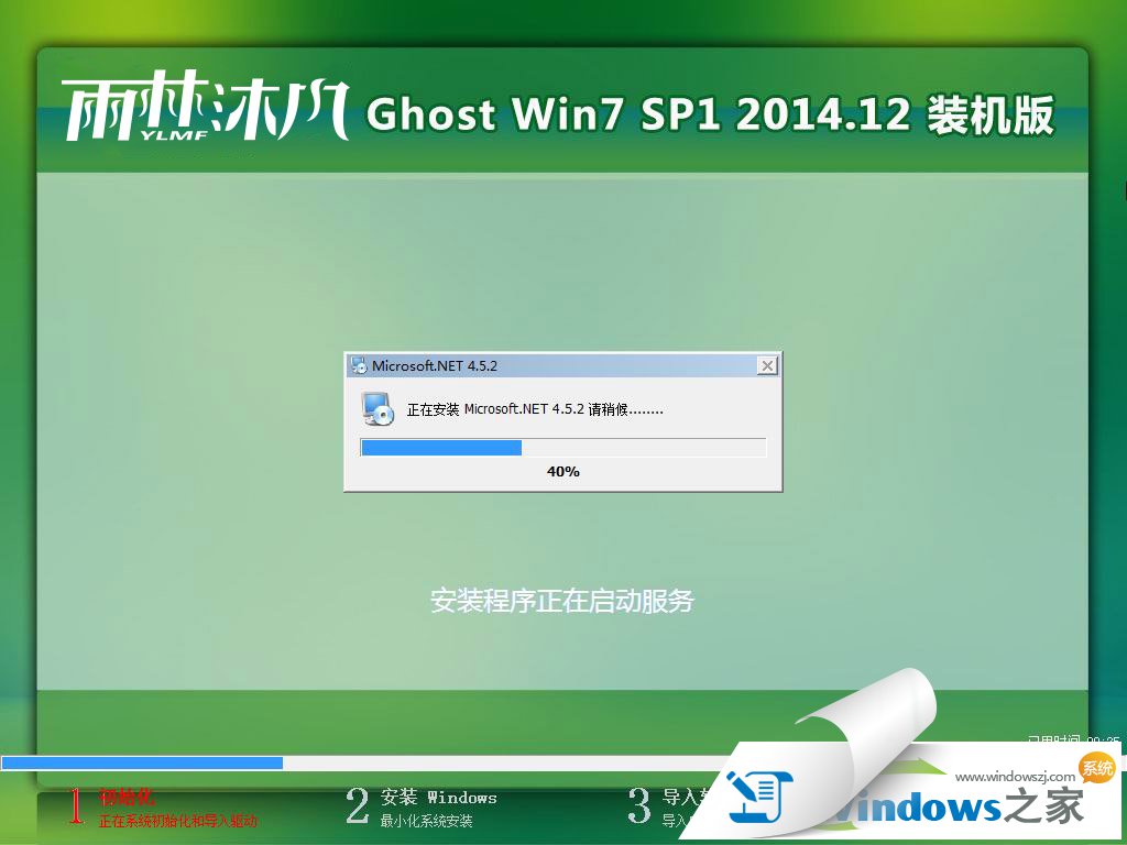 雨林木风WIN7旗舰纯净