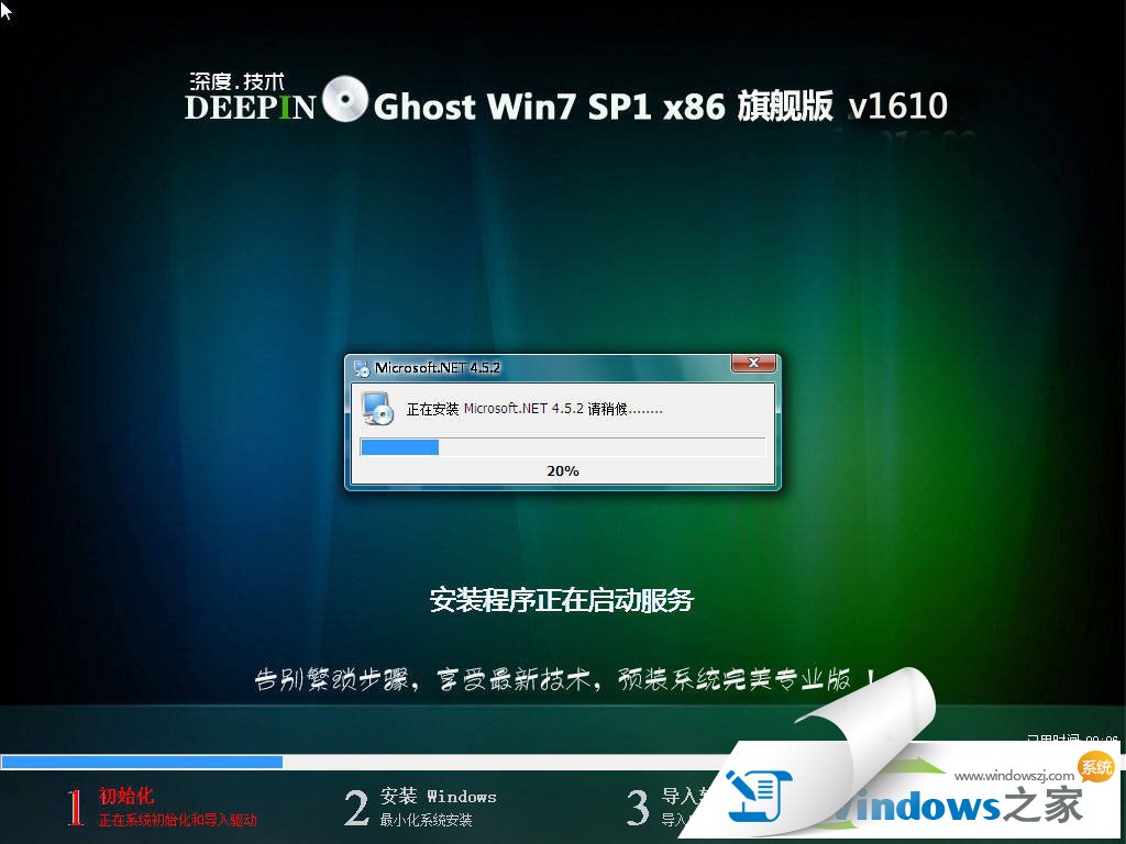 深度技术ghost win7 32