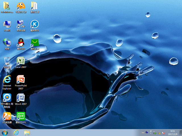 深度技术win764安装