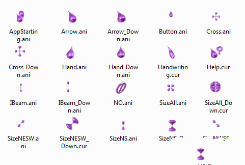 Ghost win7鼠标指针主题