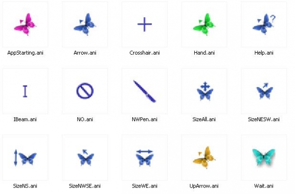 Ghost win7鼠标指针主题