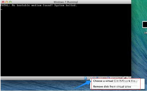 mac虚拟机安装win7