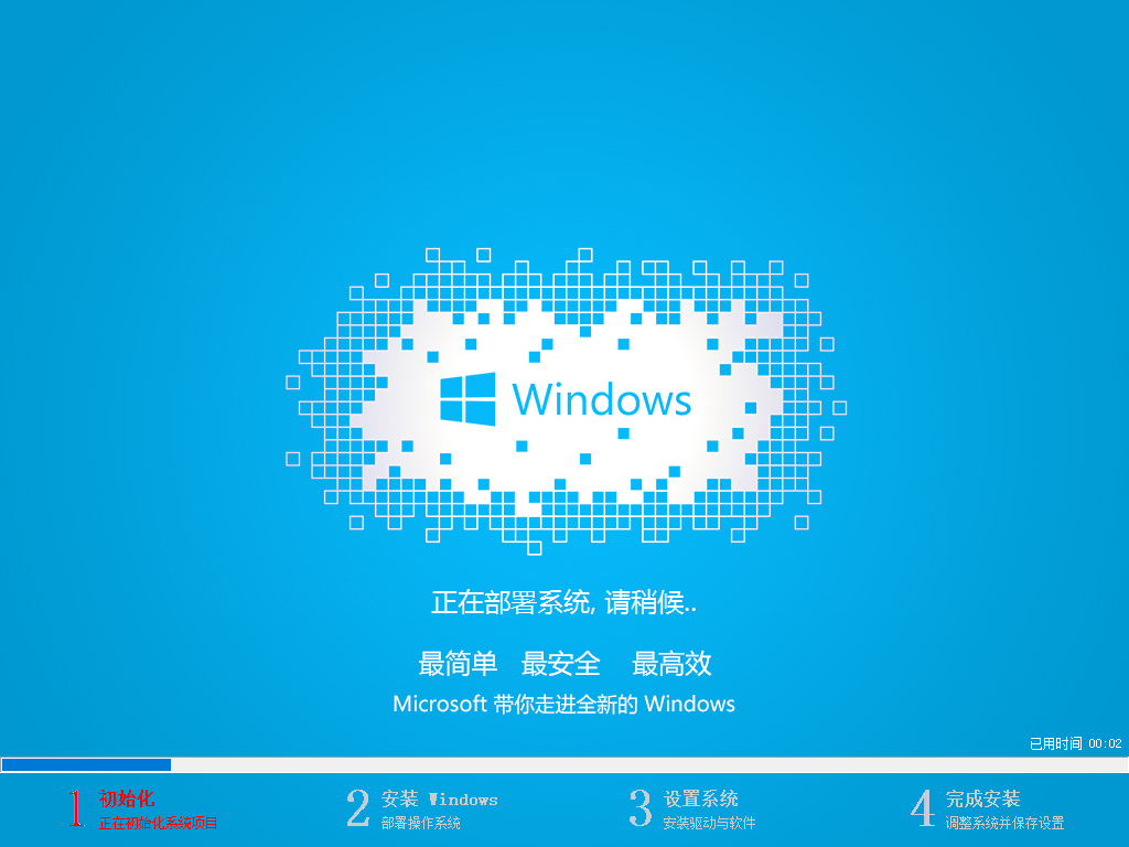 魔法猪U盘装win8