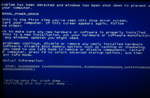 戴尔笔记本蓝屏