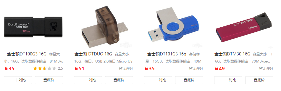 16g u盘价格